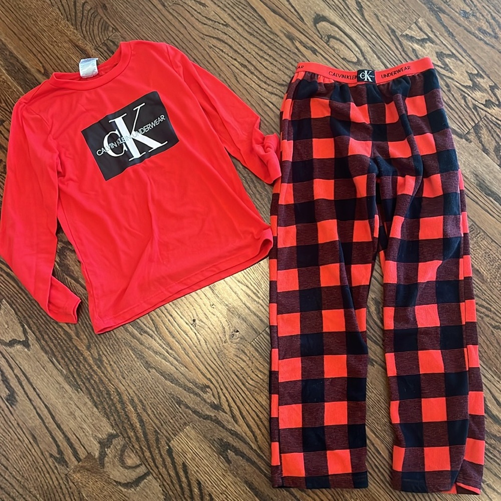 Calvin Klein pajamas boys size 10